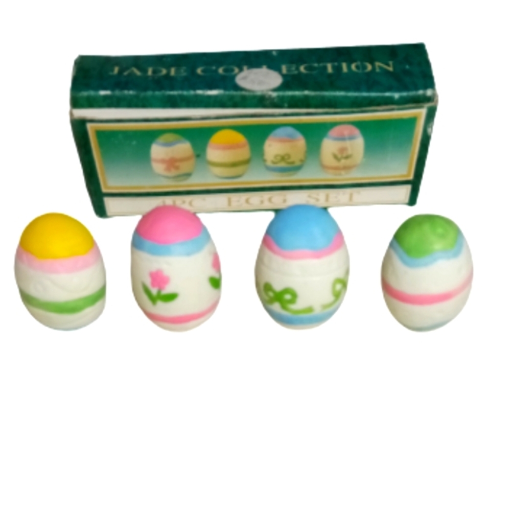 Jade Collection 4 pc Egg Set
